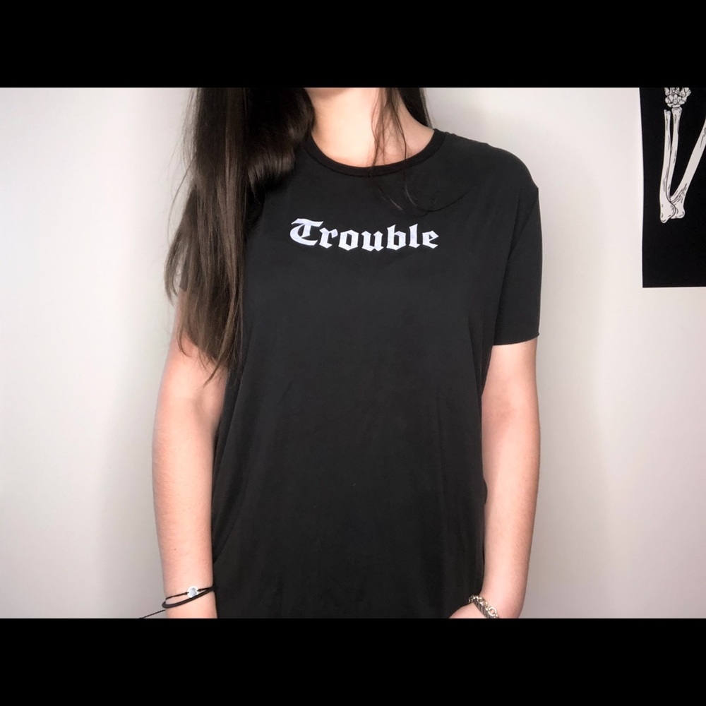Trouble Graphic Tee